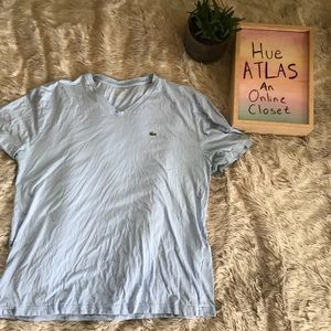 Lacoste Light Blue Short Sleeve Shirt size 3XL